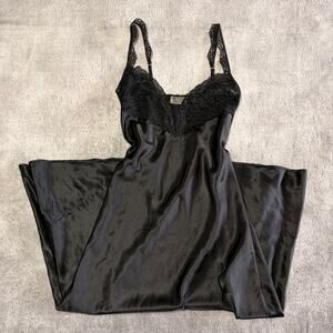 Vintage 80s Victorias Secret Maxi Slip Dress